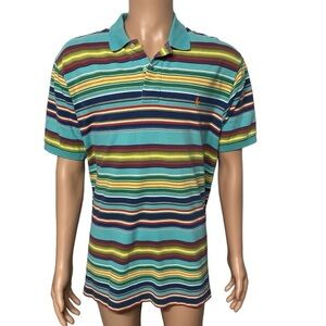 Vintage Polo Ralph Lauren Men’s Multicolored Serape XL Short Sleeve Polo in EUC